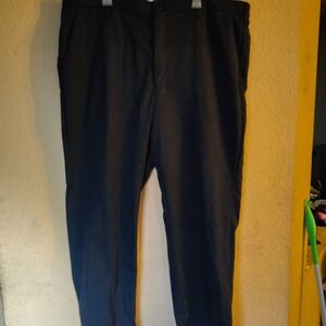 Classic Black Chinos Straight-Leg Pants